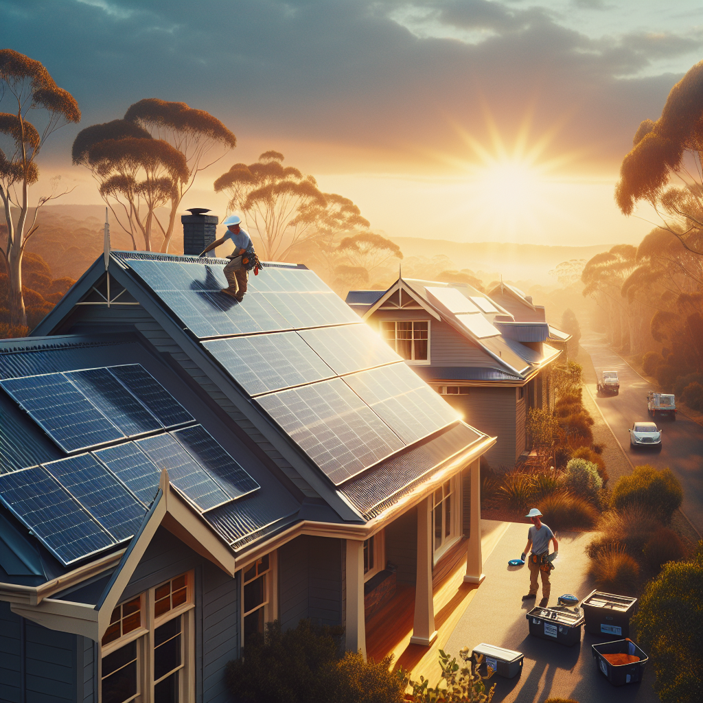 solar panel roof installation VIC
